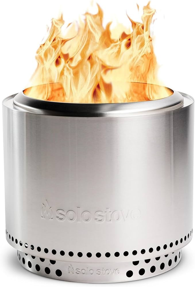 Solo Stove Bonfire 2.0 with Stand, Smokeless Fire Pit | Wood Burning Fireplaces w/Removable Ash P... | Amazon (US)