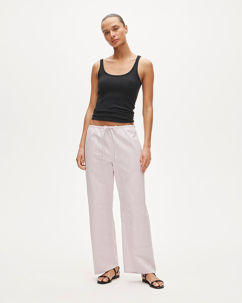 Luna pant in cotton poplin | J. Crew US