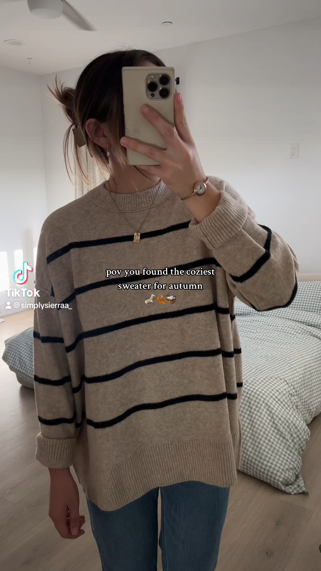 autumn sweater, neutral sweater, striped fall sweater 

#LTKfindsunder50 #LTKSeasonal #LTKGiftGuide