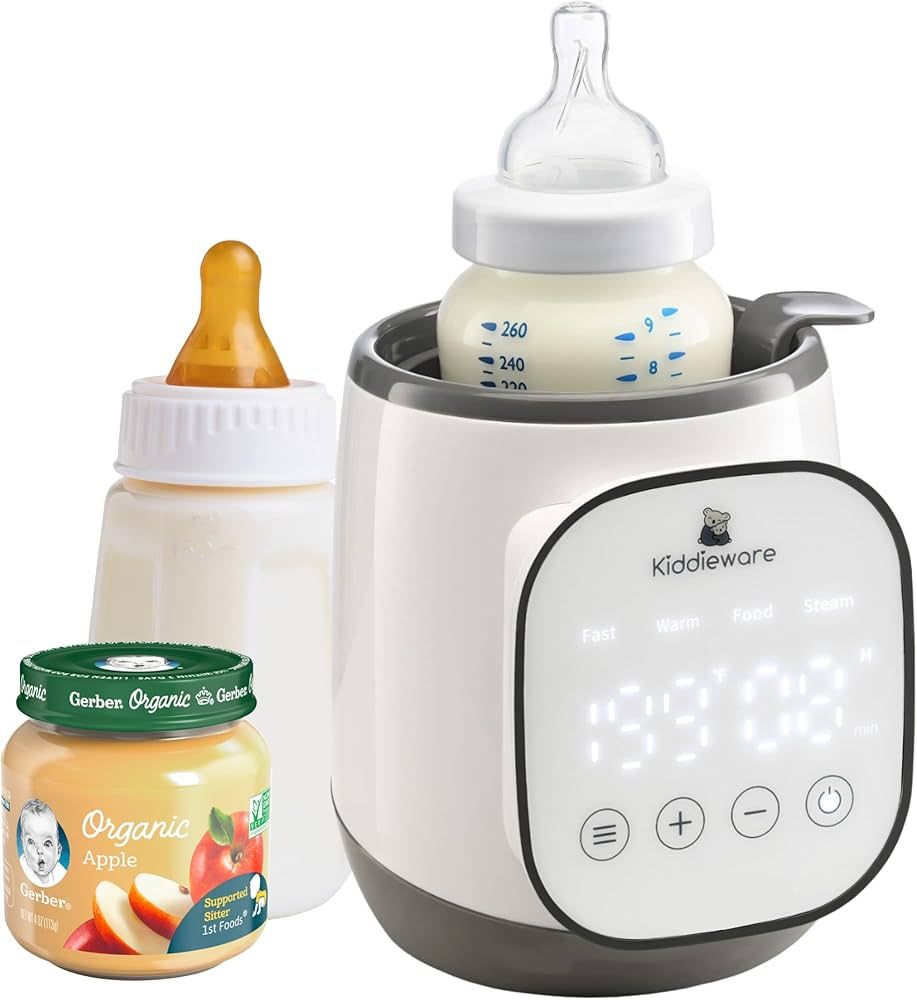Plug-in Baby Bottle Warmer for Breastmilk - 5-in-1 Feeding Bottle Warmer for All Bottles, Food Ja... | Amazon (US)