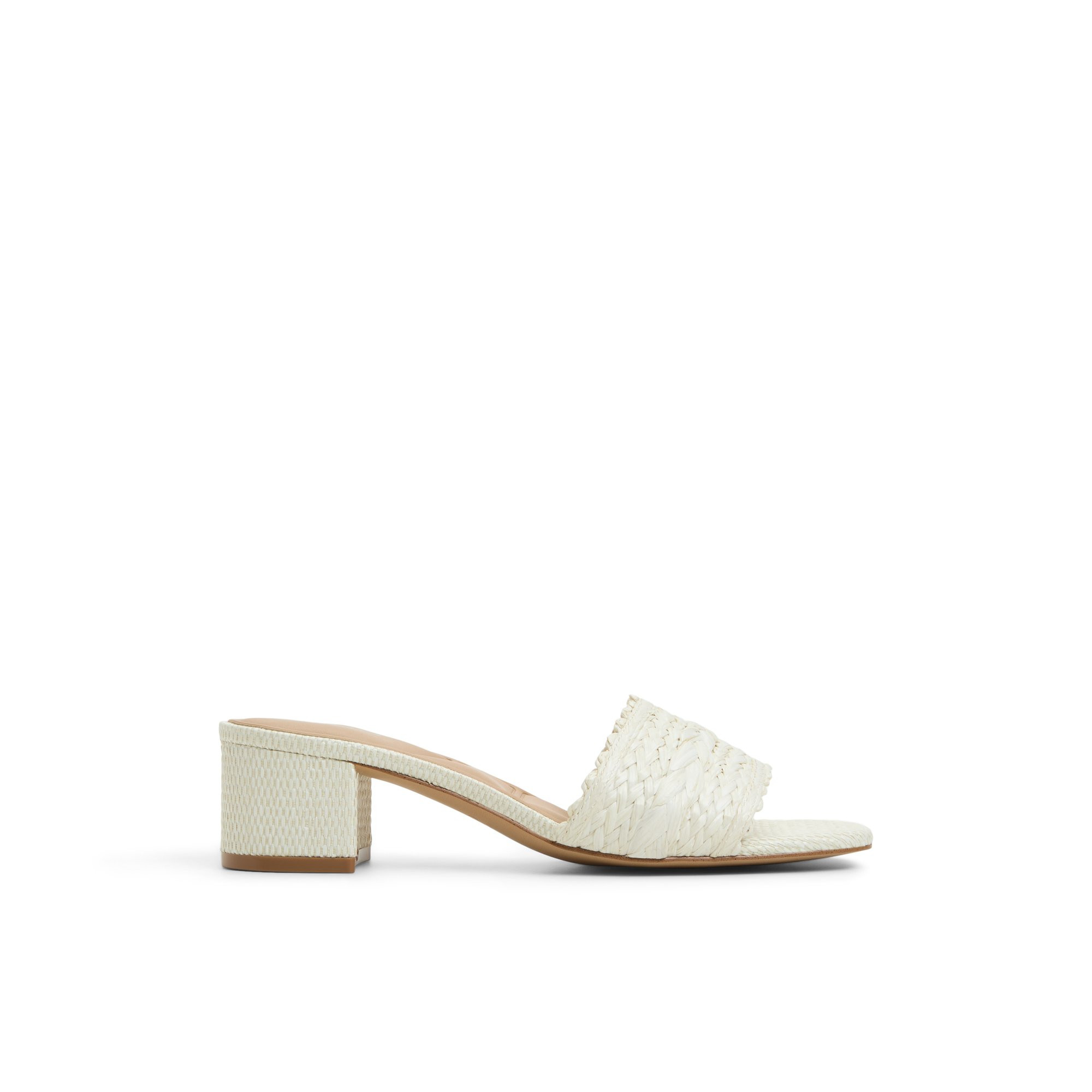 ALDO Claudina - Women's Block Heel - White, Size 8.5 | Aldo Shoes (US)