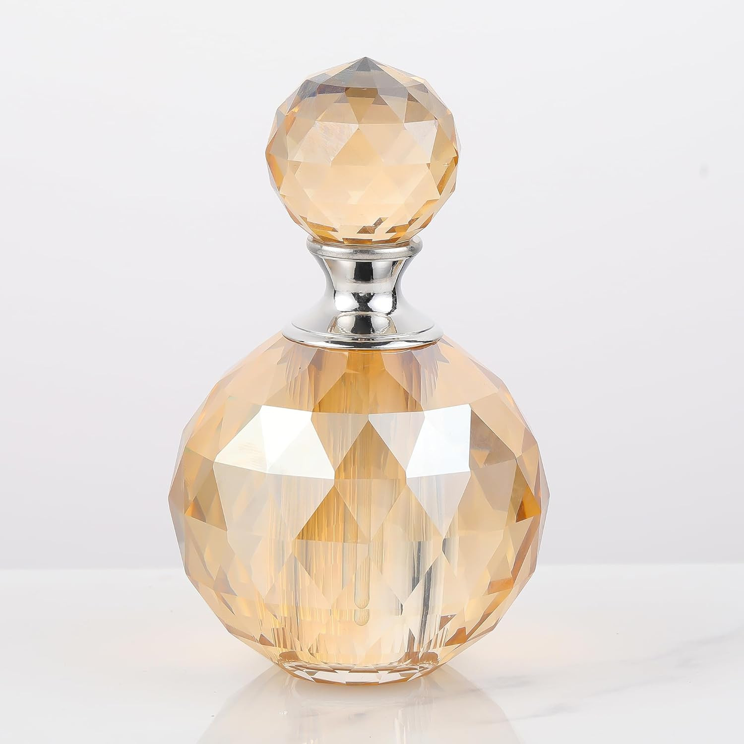 14ML Refillable Empty Perfume Bottle, Champagne Crystal-Glass​ | Amazon (US)