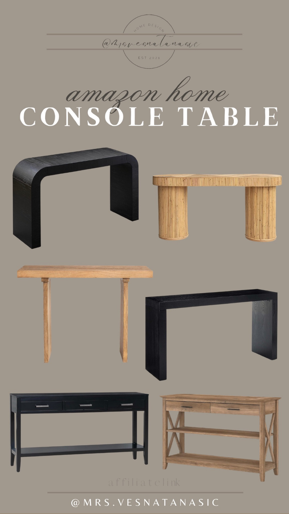 Affordable console tables on Amazon! 

#LTKstyletip #LTKhome #LTKsalealert