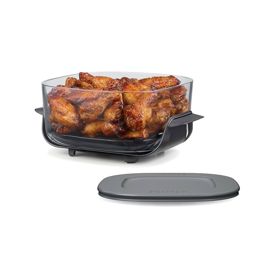 Ninja 4-QT CleanCrisp™ Glassware Container with Storage lid, Compatible Crispi Portable Cooking... | Amazon (US)