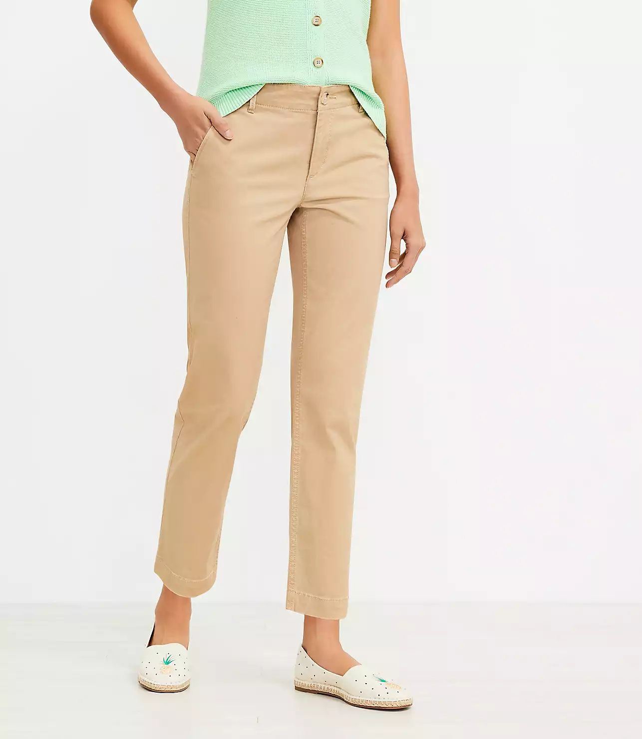 Monroe Slim Chino Pants | LOFT