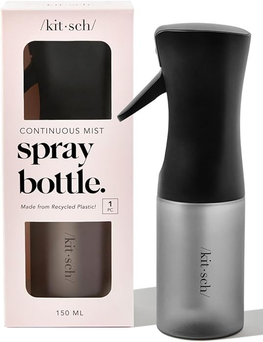 Kitsch Continuous Spray Bottle for Hair – Fine Mist Water Mister & Water Spray Bottle – Recyc... | Amazon (US)