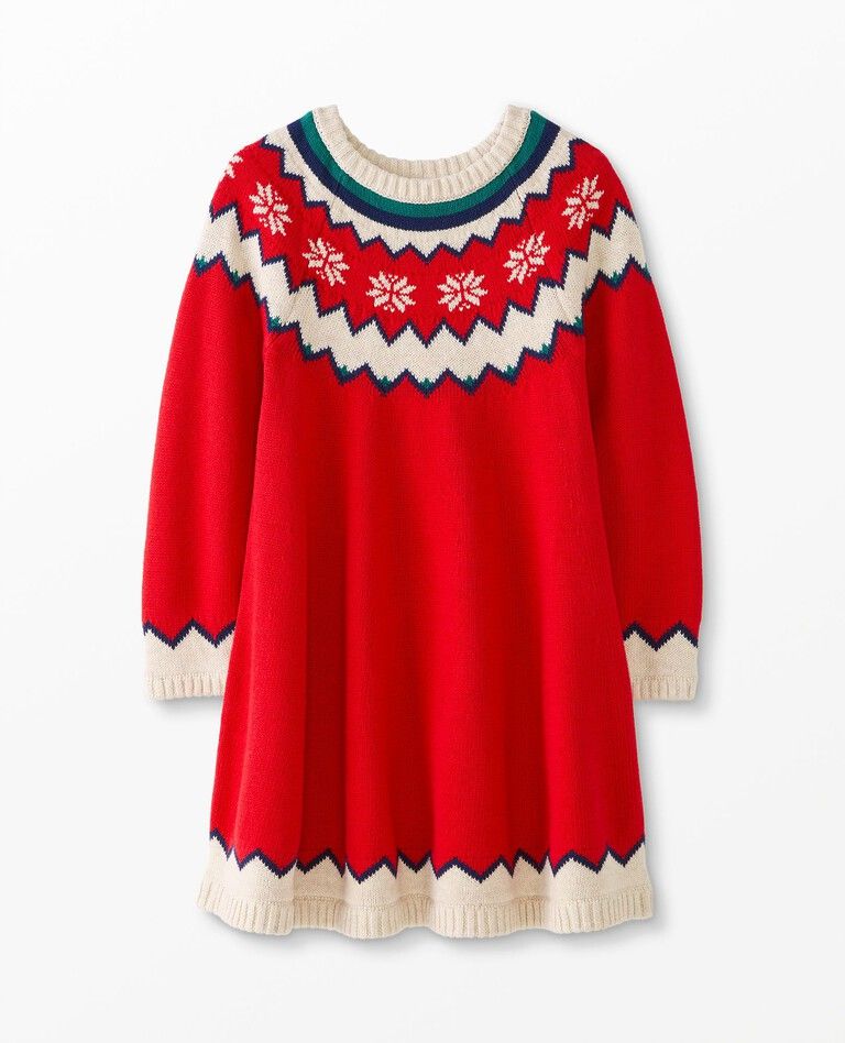 Fairisle Sweater Dress | Hanna Andersson