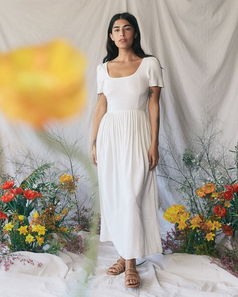 The Scarlet Dress | Eggshell | Christy Dawn