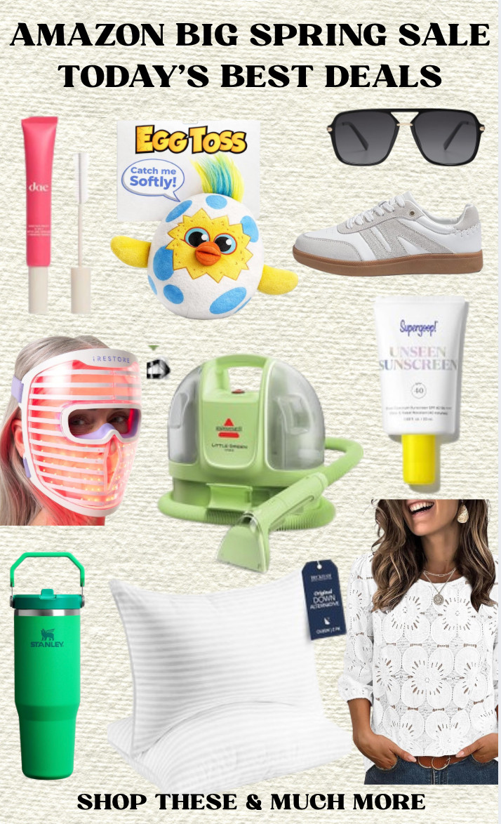Amazon’s Big Spring Sale is here and it is the perfect time to stock up on everyday essentials and a few things you have been wanting. I have been saving my favorite finds and will be sharing the best deals you do not want to miss. 

@amazon #ad #founditonamazon #AmazonSpringSale #LTKSale #LTKFinds #SpringDeals #AmazonFavorites #LTKdayinmylife #LTKdayinmylife 

 