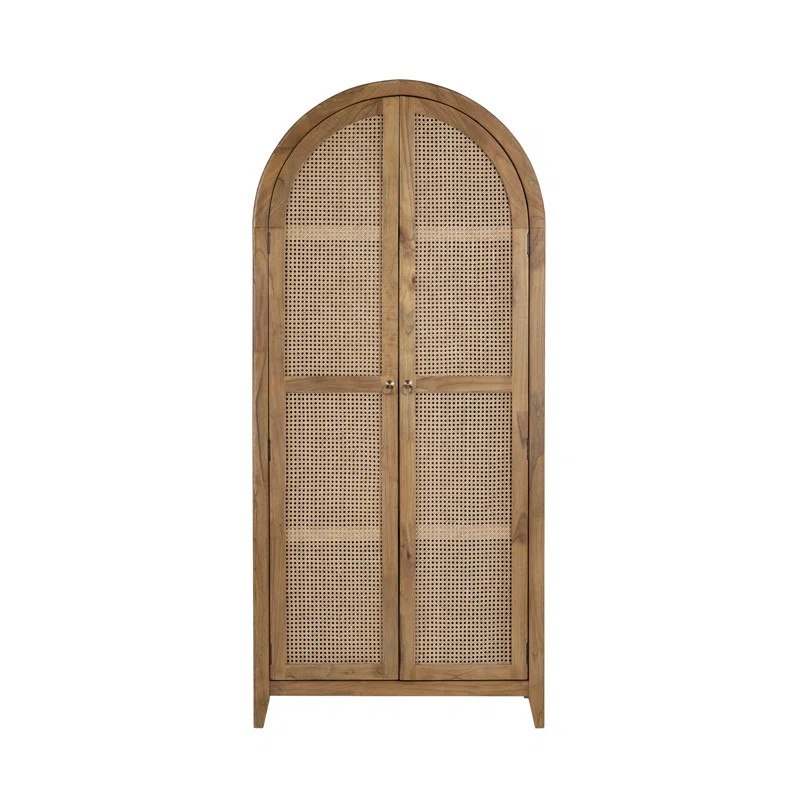 Brown Solid Wood 2 Door Accent Cabinet | Wayfair North America