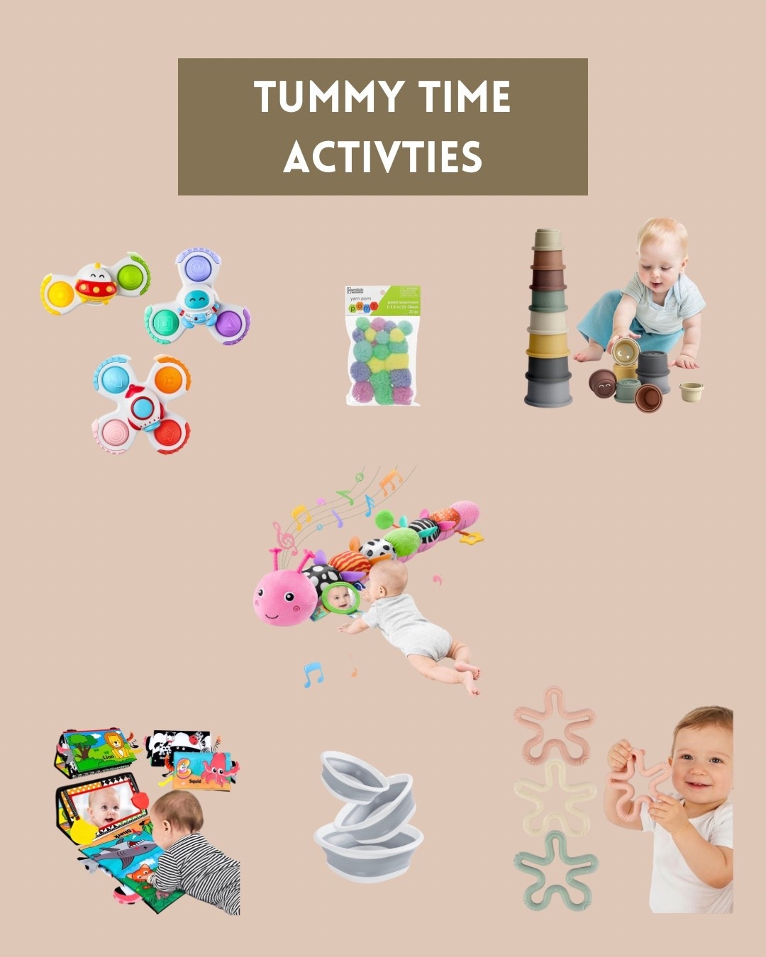 Sensory tummy time activity ideas 

#LTKKids #LTKBaby