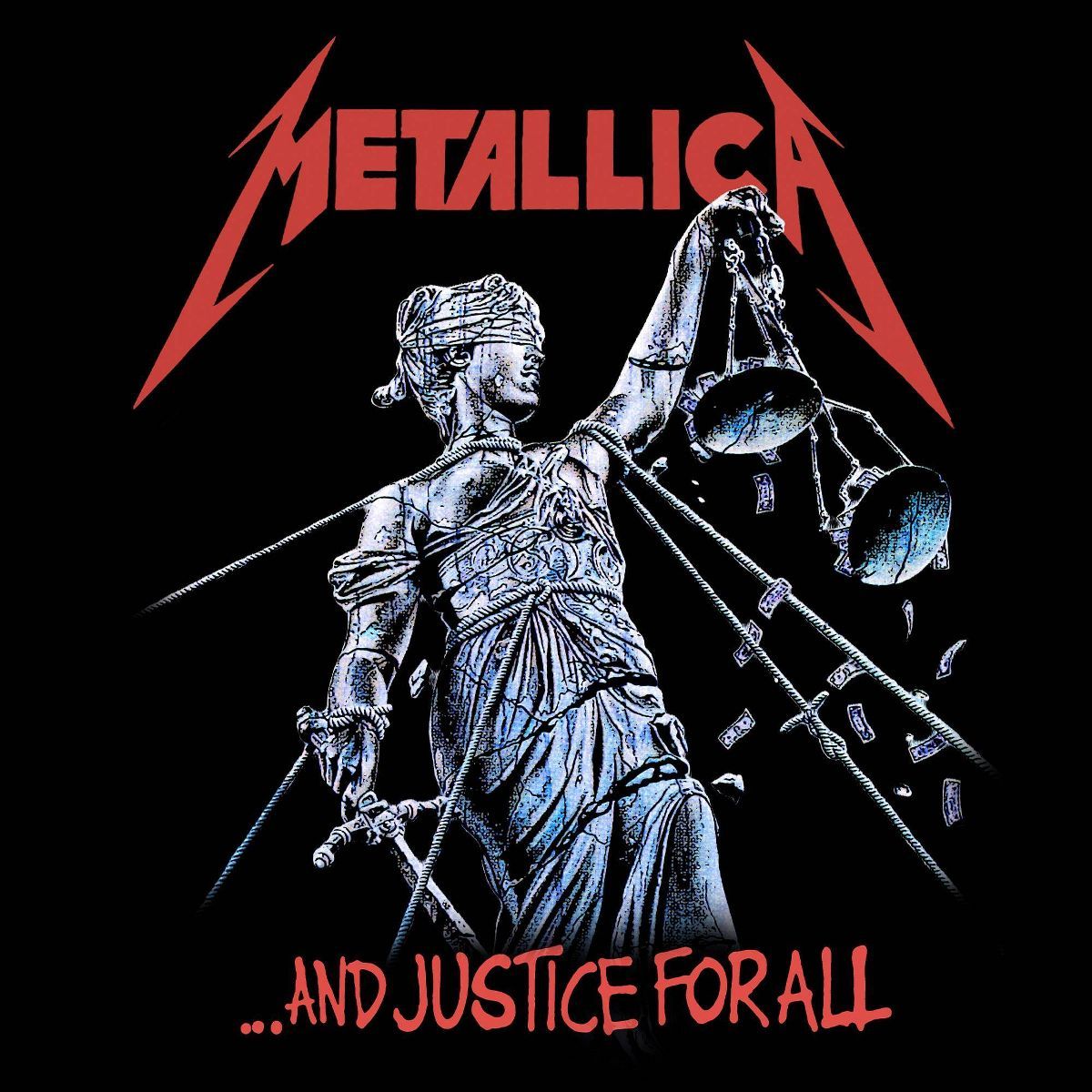 Men's Metallica Justice Short Sleeve Graphic T-Shirt - Black | Target