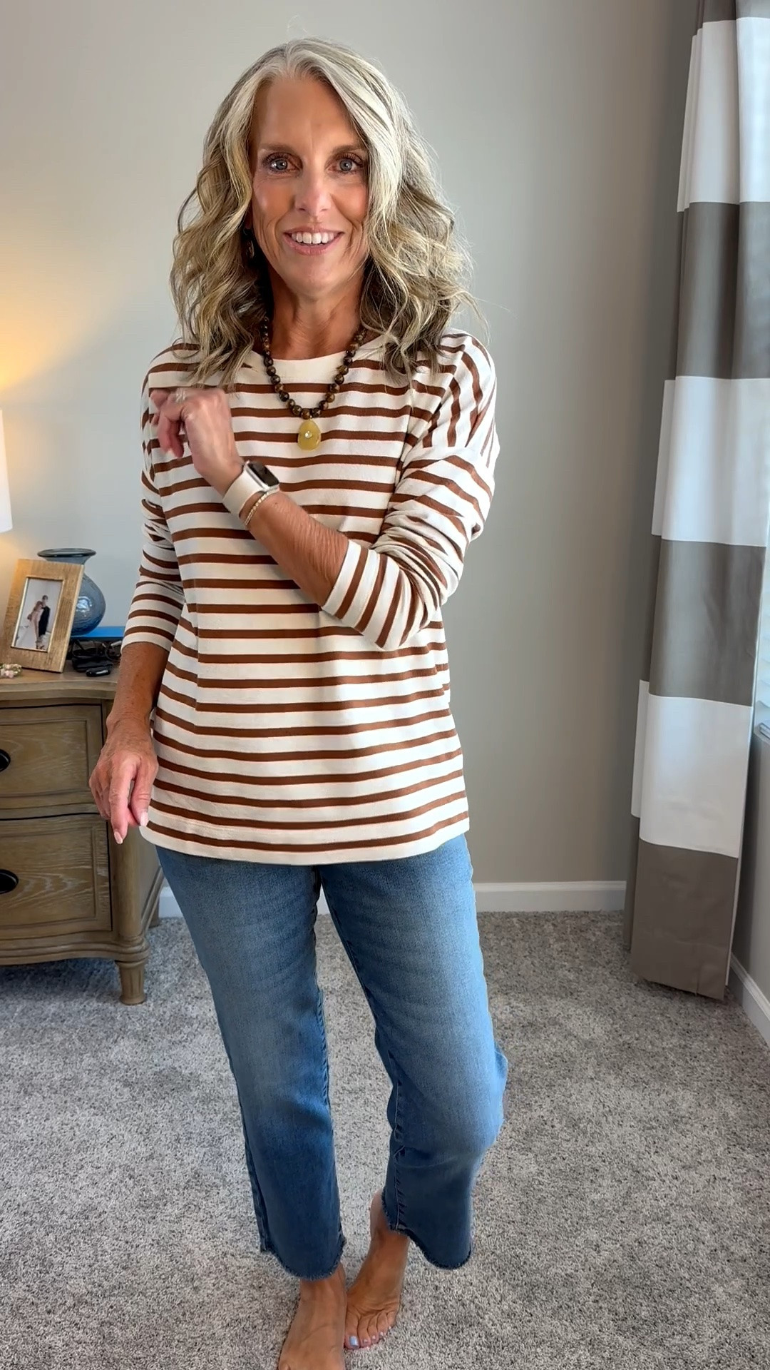 Looking for a good mid-rise jean? Here it is. I’m wearing a 4 regular length and love the fit. Cute weekend look for fall. @jjill

#LTKgrwm #LTKootd #LTKOver40