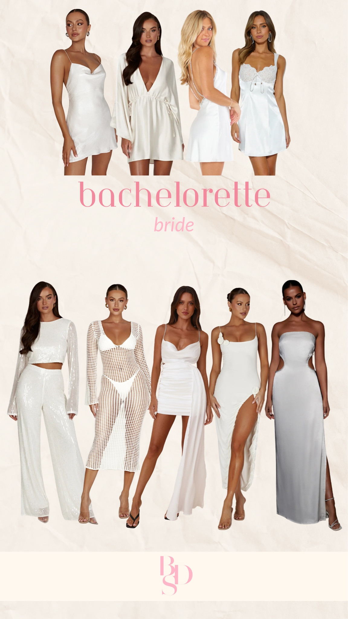 Bachelorette party outfits for brides!

What to wear to my bachelorette party, brides, white dresses, Nashville bachelorette party, affordable bride dresses, white dresses under $100 

#LTKFind #LTKwedding #LTKunder100