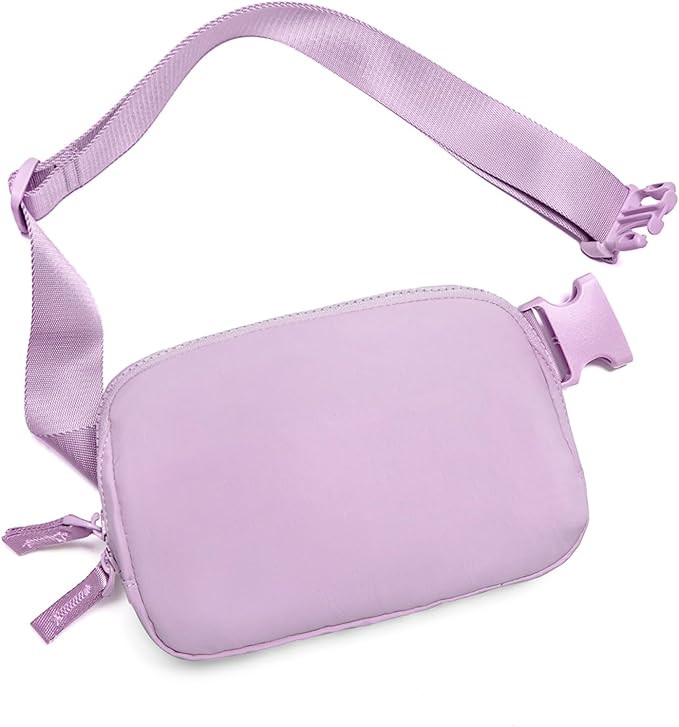 Belt Bag for Women Two-Way Zipper Cross Body Fanny Pack Fashion Waist Packs Everywhere Belt Bag w... | Amazon (US)