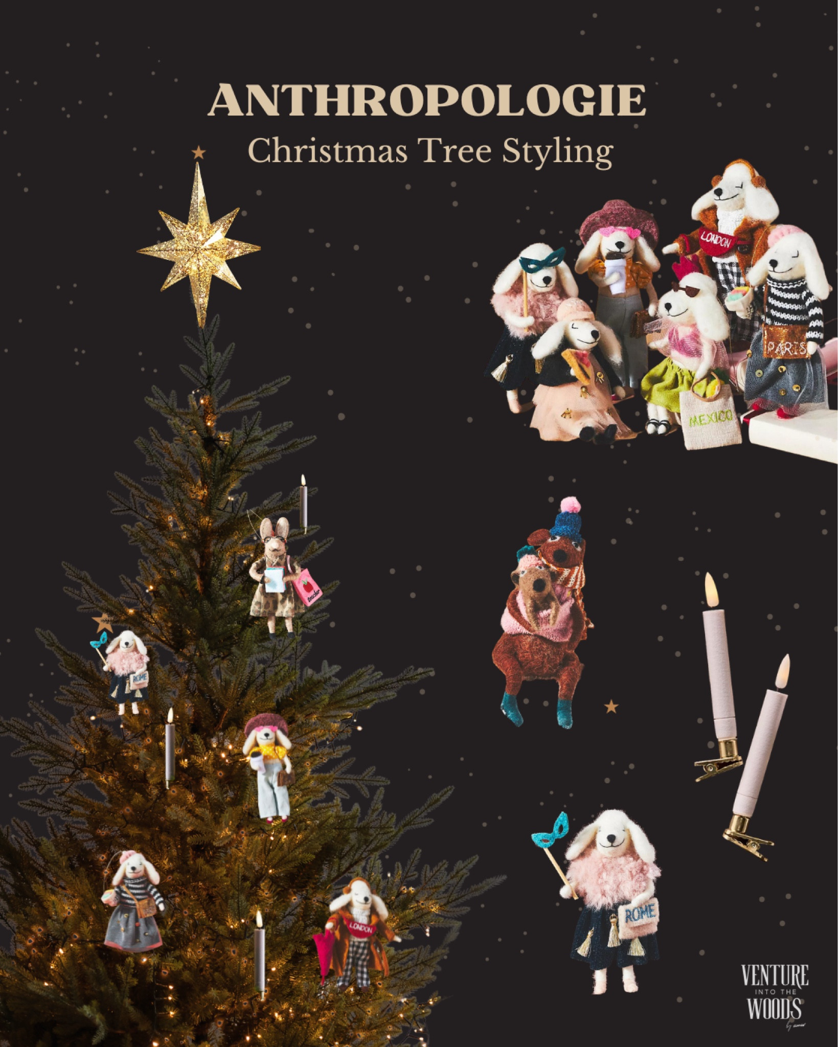 Anthropologie Christmas Decor and Christmas Tree Styling with Their Felt Ornament Collections 

#LTKHoliday #LTKHolidaySale #LTKSeasonal