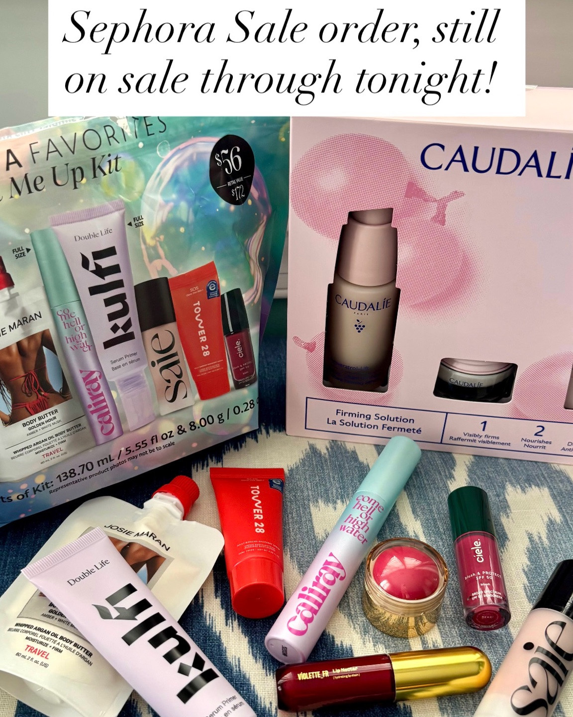 My Sephora sale order just arrived and the sale is still going through tonight! This was $300 worth of product for just under $100, the Caudalie serum alone is $85 outside of this set! Plus this qualifies for a $10 credit on a future order!

#LTKSaleAlert #LTKBeauty