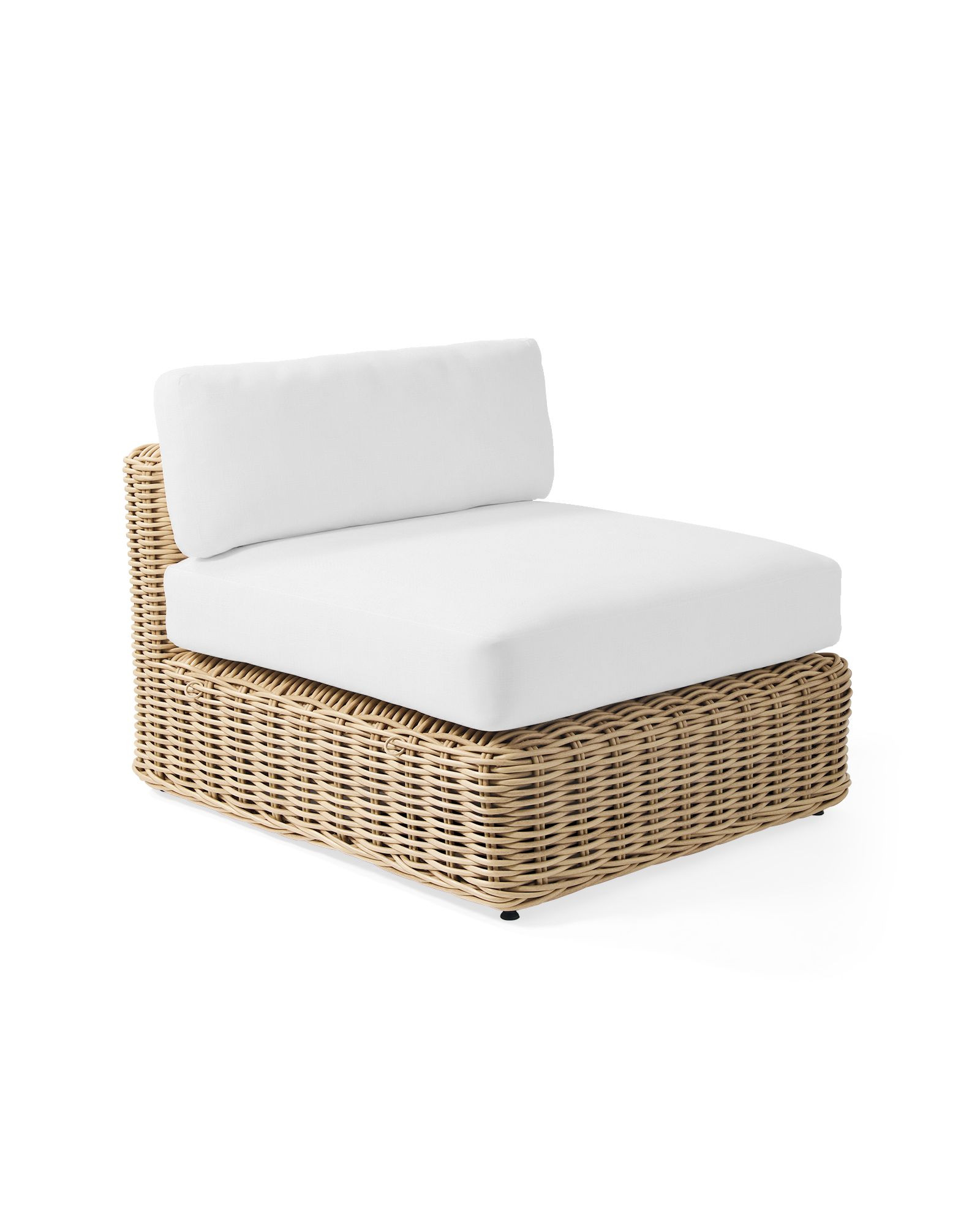 Del Mar Sectional Extension Chair - Natural | Serena and Lily
