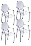 Pangea Home Bentley Dining Chair, Clear | Amazon (US)