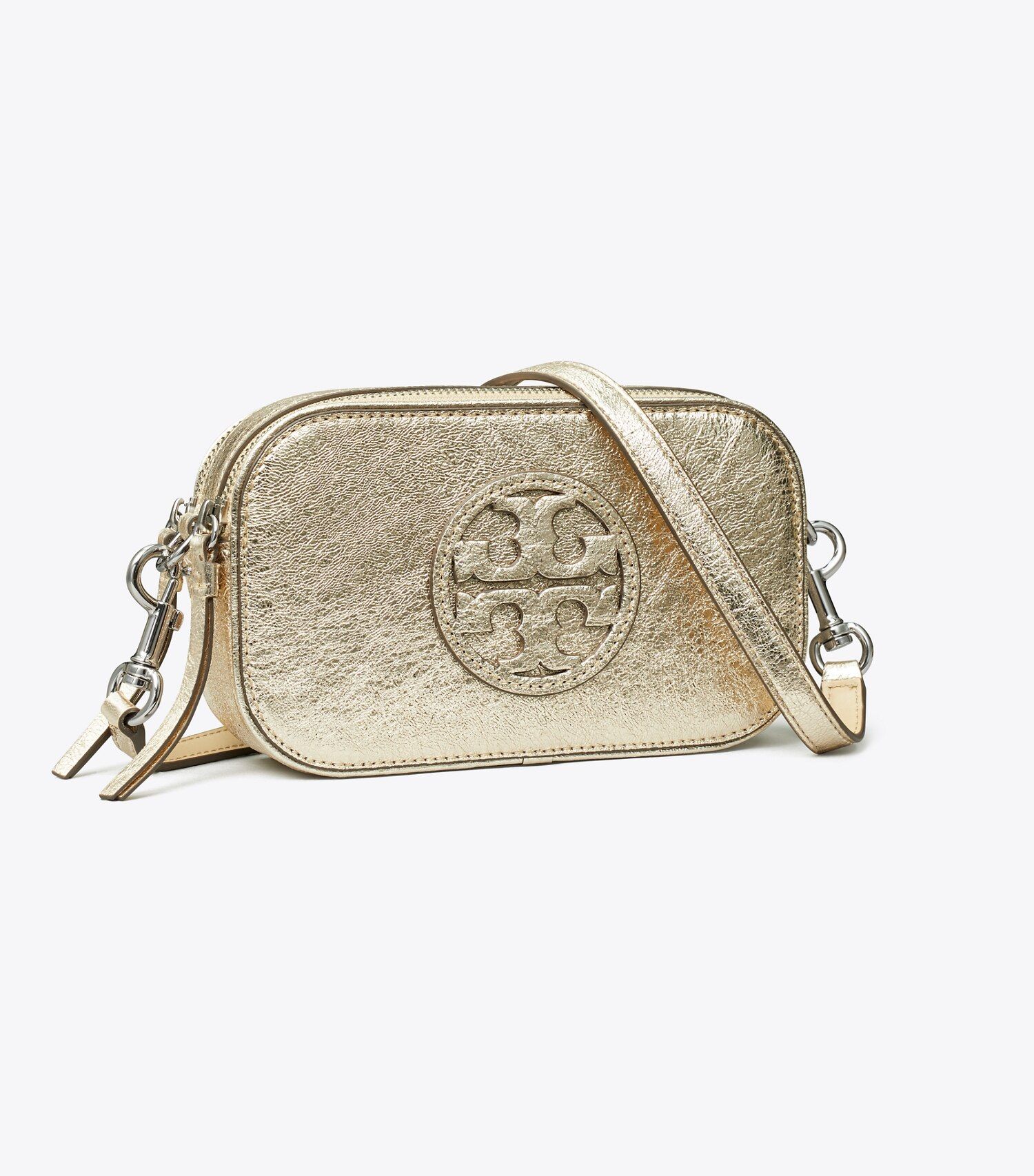 MINI MILLER METALLIC CROSSBODY BAG | Tory Burch (US)