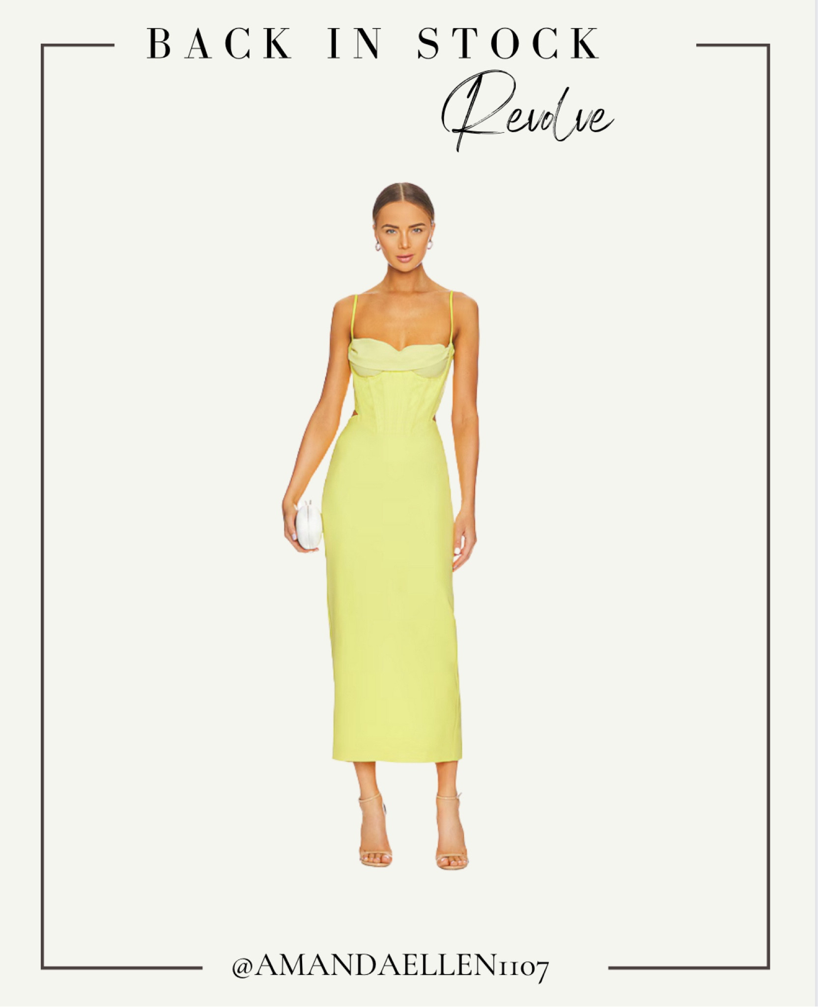 martini midi dress in limoncello AmandaEllen1107 on LTK