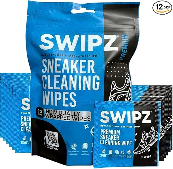Sneaker Cleaner Wipes – Instant Shoe Cleaner for White Sneakers, Rubber Soles & Leather | Sneak... | Amazon (US)