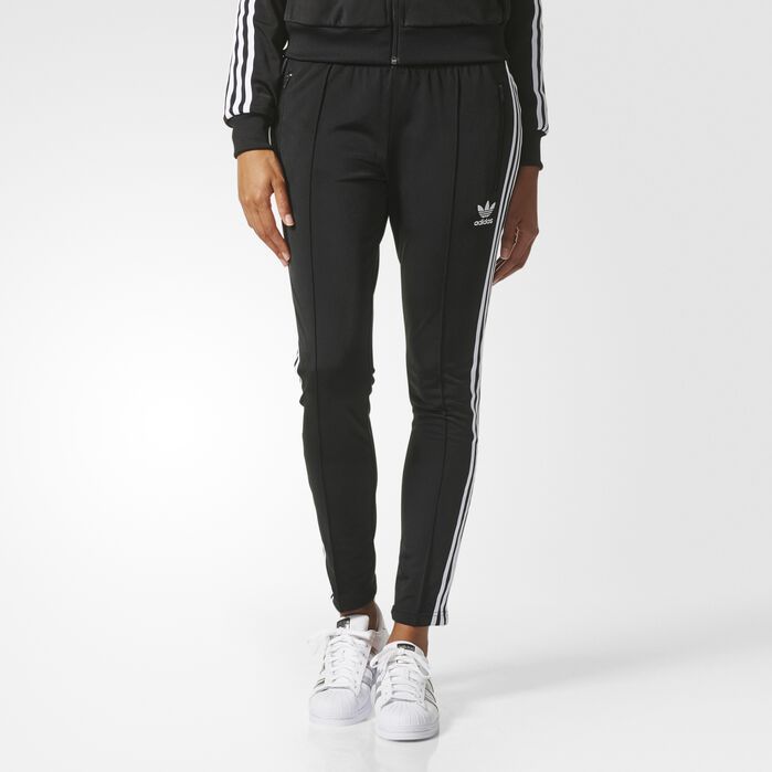 adidas Superstar Track Pants Black L Womens | adidas (US)