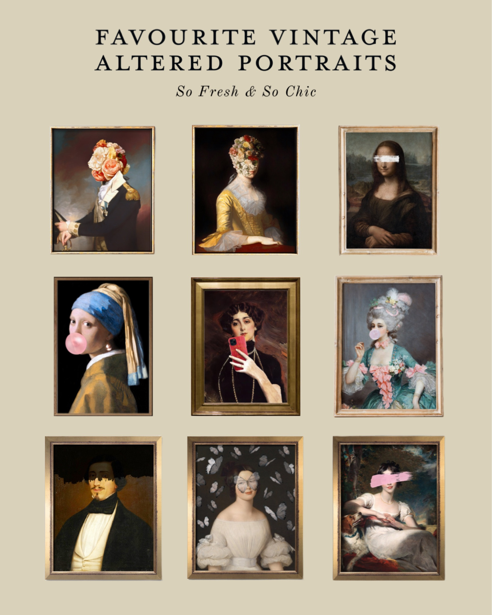 Vintage altered art portraits!
-
Favourite art - Etsy - affordable art - printable art - vintage portrait art  - Victorian art 

#LTKhome #LTKunder50