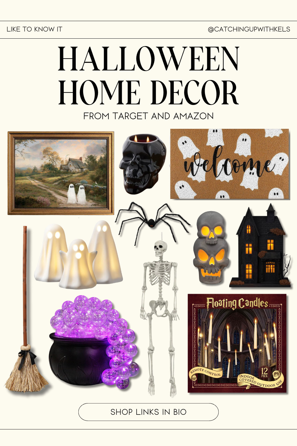 Spooky season is officially here! Sharing my favorite Halloween decor finds from Amazon + Target—everything from cozy pumpkins to fun spooky touches. Perfect for making your home festive without breaking the bank! #HalloweenDecor #AmazonFinds #TargetStyle #SpookySeason 

 #LTKSeasonal #LTKHome