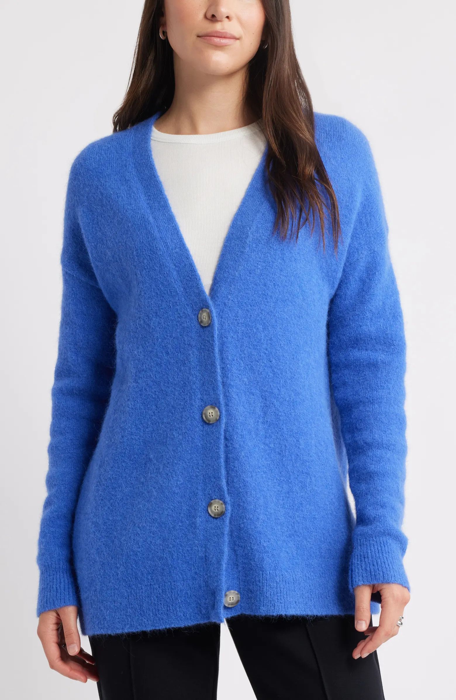 Caslon® Alpaca Blend Cardigan | Nordstrom | Nordstrom