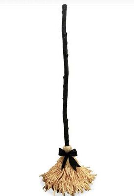 48" Enchanted Broom Animated Decor Halloween Unique Decor Spooky Moving Broom | eBay US