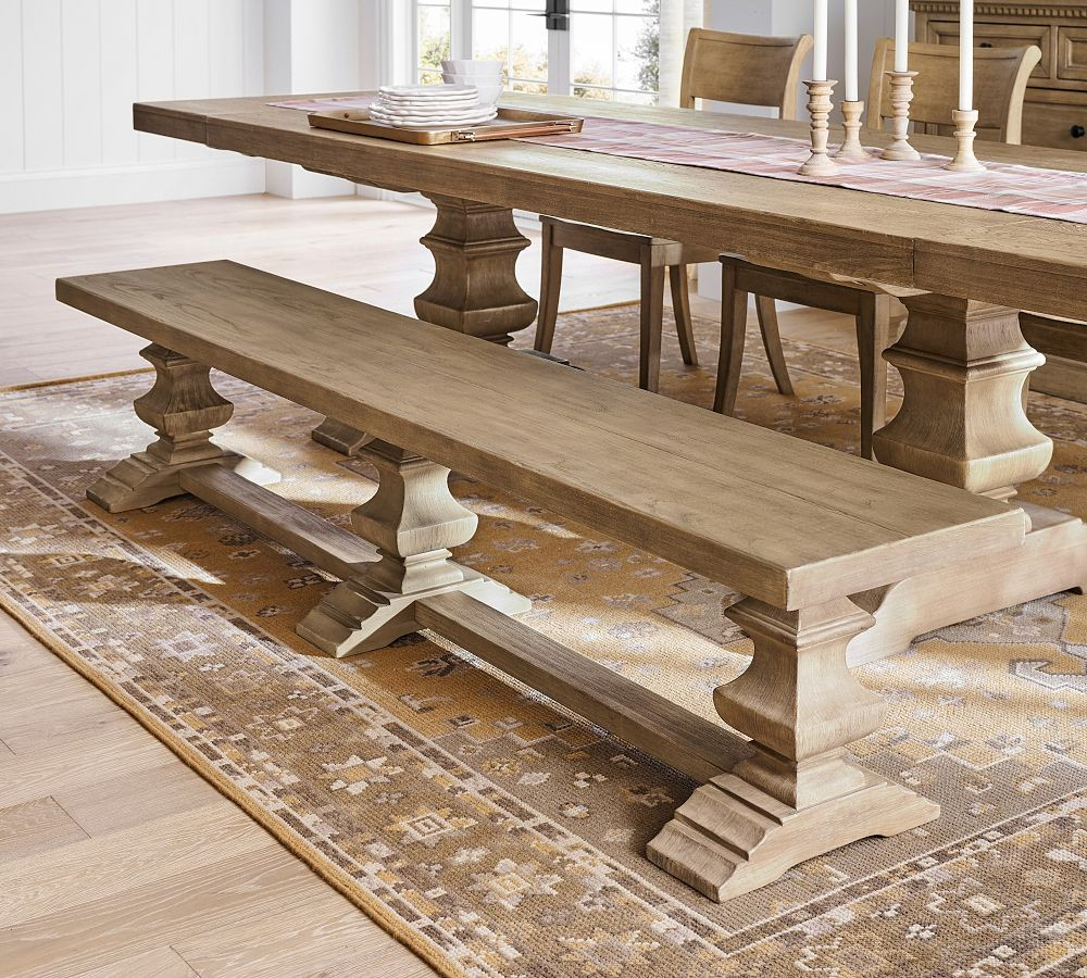 Banks Dining Bench (72"-92") | Pottery Barn (US)
