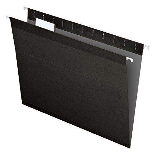 Amazon Basics Hanging Folders, Letter Size, Black, 25-Pack | Amazon (US)