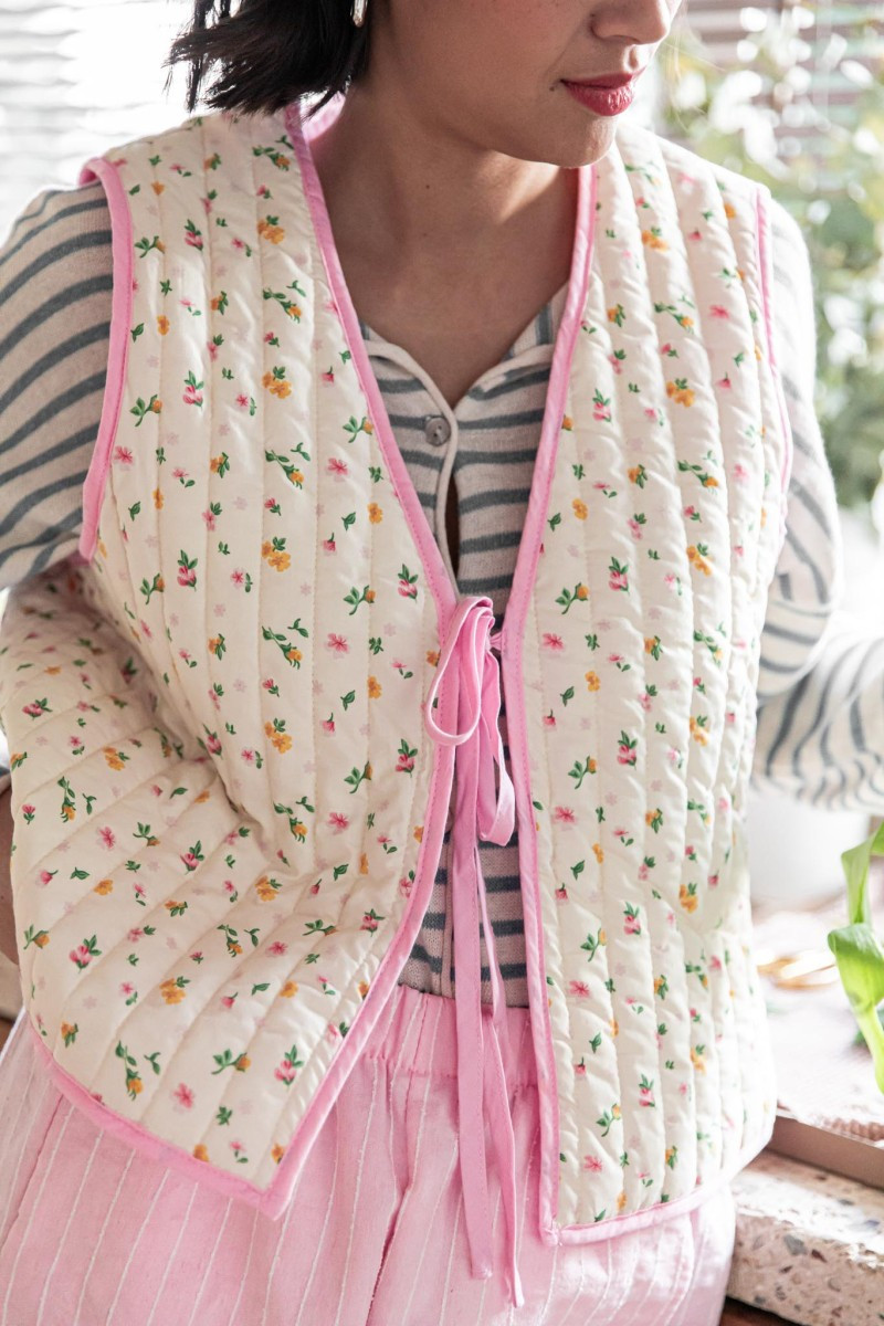 KHALIS Rose - Veste Sans Manche | Pretty Wire