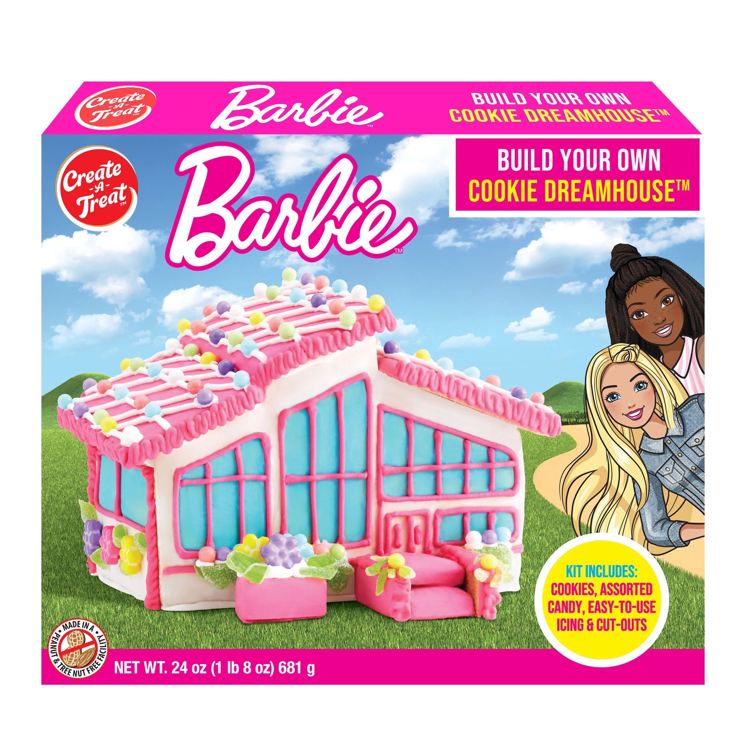 Holiday Create A Trear Barbie™ Cookie Dreamhouse™ Kit, 24 oz | Walmart (US)