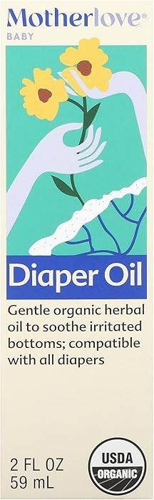 Motherlove Diaper Oil (2 oz) Soothing Vegan diaper Rash Oil—Organic, Cloth diaper Safe, Zinc Ox... | Amazon (US)