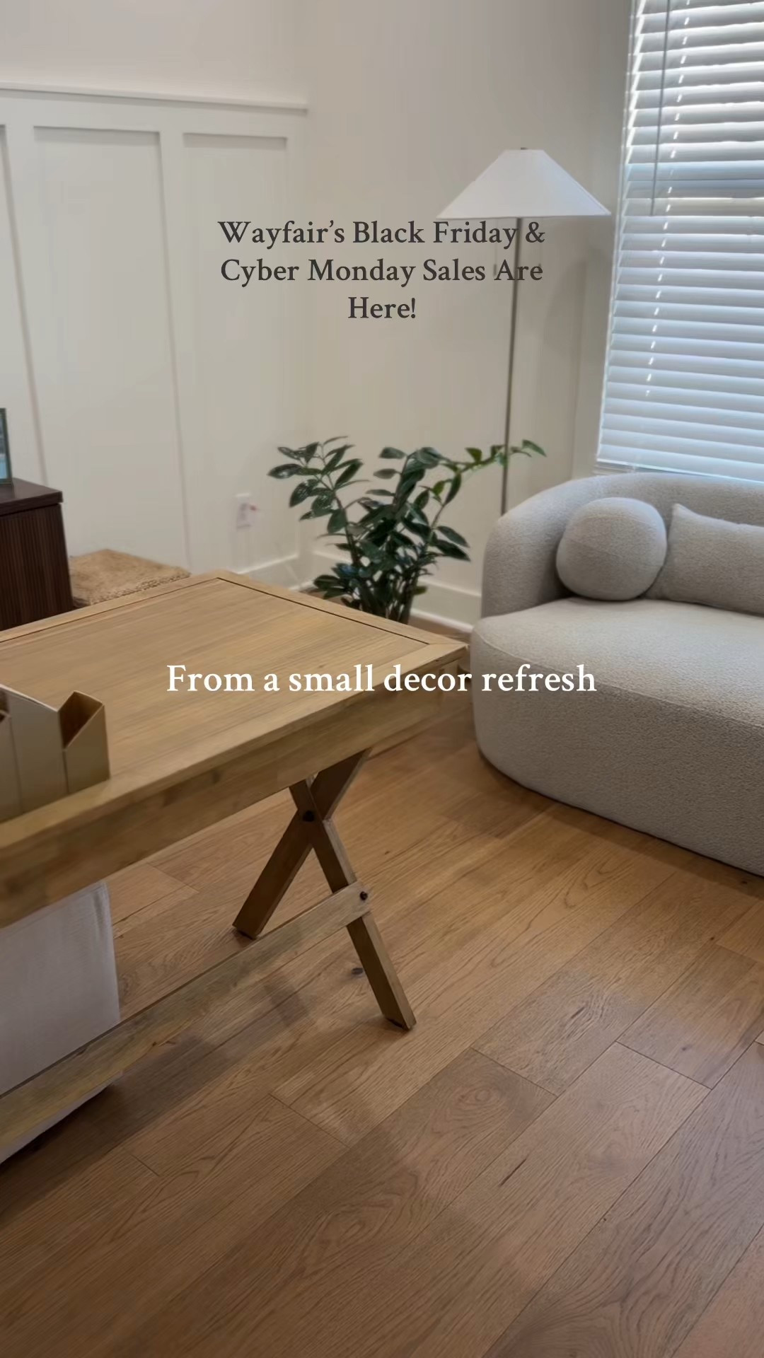 Wayfair’s Black Friday sale is happening! 

The best purchase I made for my home office is this cozy chair! Using a dining chair on wheels as your office chair is so much more comfortable! This is my current home office set up!

World Market Wood Campaign Desk, World Market Desk, Boucle Sofa, Boucle Couch, Boucle Loveseat, Small Space Sofa, Small Space Couch, Apartment Size Sofa, Apartment Size Couch, Brass Lamp, Brass Floor Lamp, Dining Chair used as office char, dining chair on wheels, cozy office chair, office chair on wheels, dining chair used as desk chair, at home office space, work from home inspo, work from home space, home office inspiration, home office inspo, home office decor, home office furniture, neutral home, neutral home aesthetic, neutral home inspo, neutral home inspiration




#LTKCyberWeek #LTKSaleAlert #LTKHome