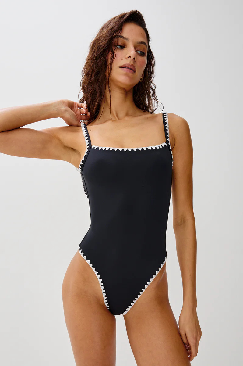 RAILS X LSPACE NADIA ONE PIECE SWIMSUIT - BLACK | Rails