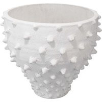 Jamie Young Spike Ceramic Decorative Vase Accessory Spike Vase in White by DecoratorsBest | DecoratorsBest