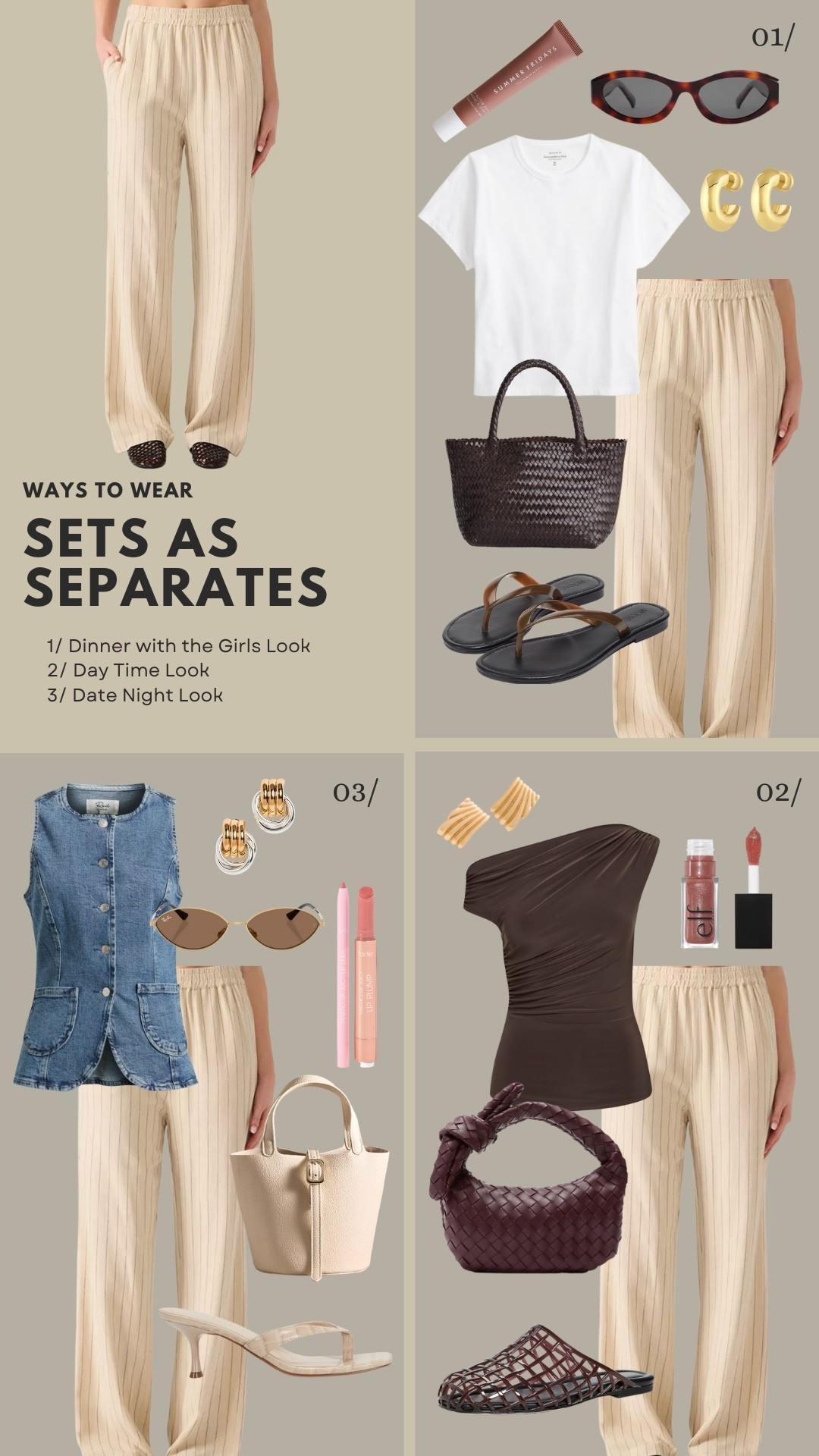 STYLE SERIES: love getting sets & being able to style them as separates with multiple ways to wear!

#LTKStyleTip #LTKShoeCrush #LTKItBag