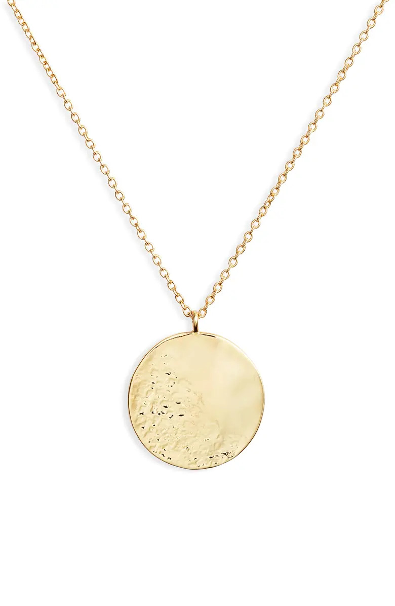 Shaye Hammered Coin Necklace | Nordstrom