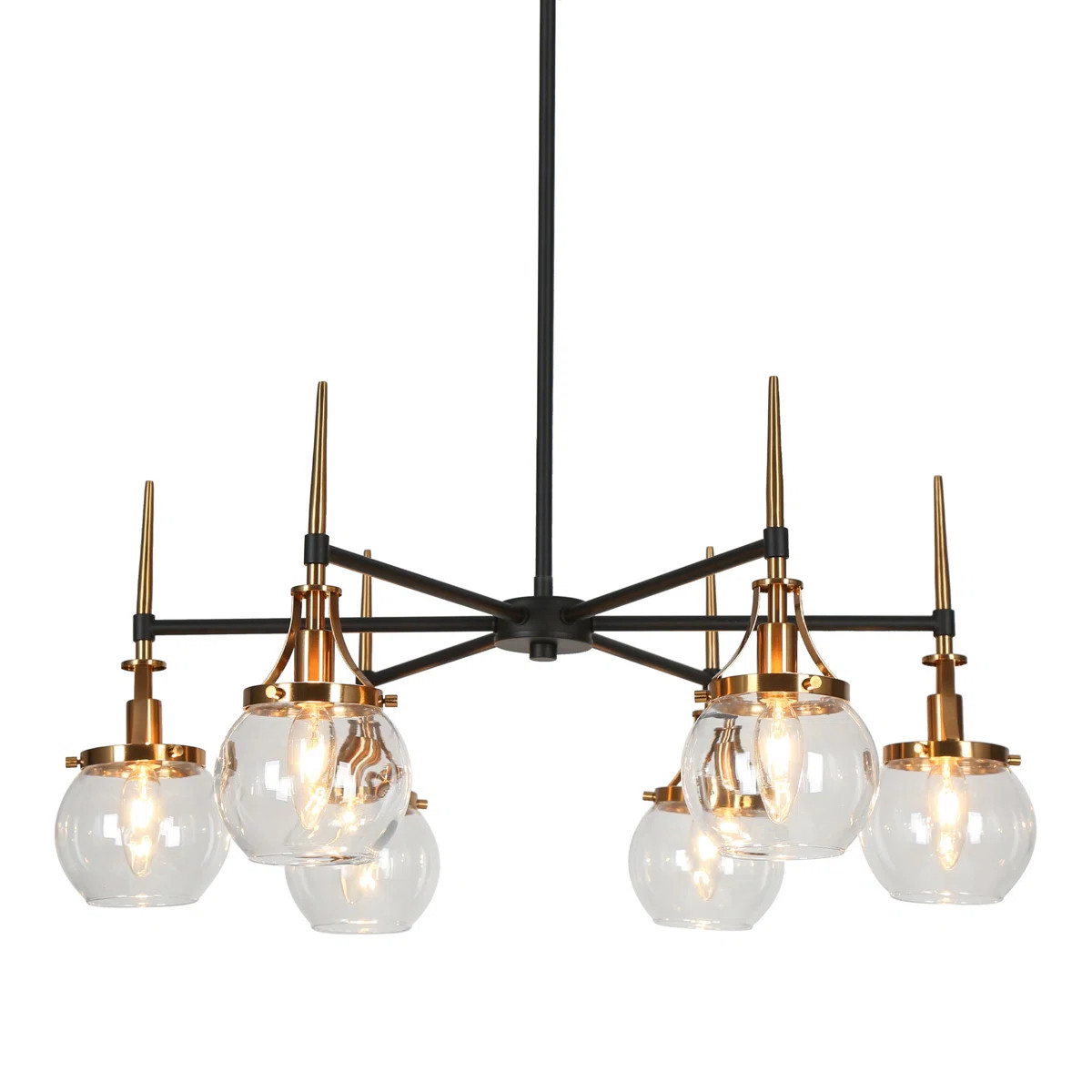 Mercer41 Loram 6 - Light Wagon Wheel Chandelier & Reviews | Wayfair | Wayfair North America