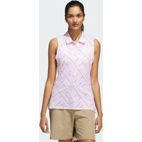 adidas Ultimate365 Printed Sleeveless Polo Shirt - Pink | adidas UK | adidas (UK)