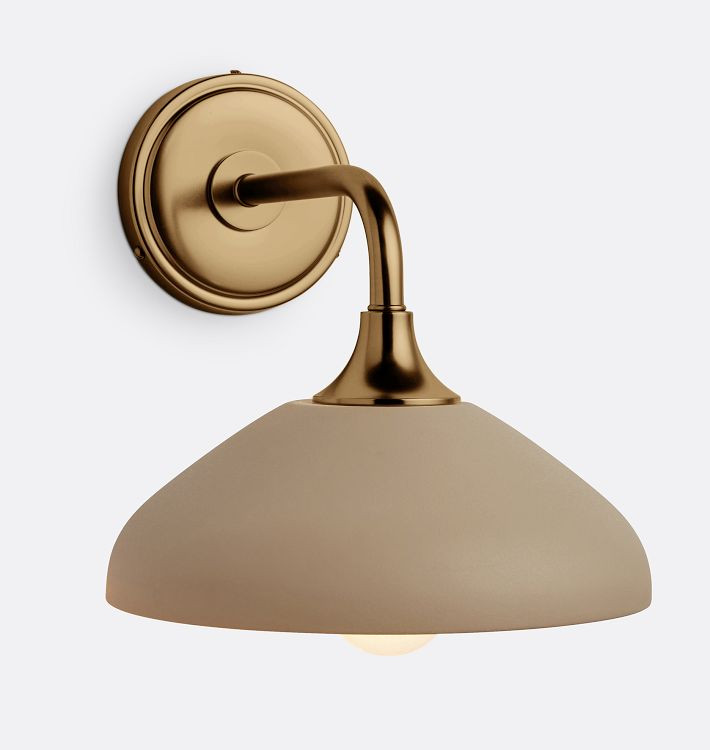 Trillium Sconce, Ceramic Shades | Rejuvenation