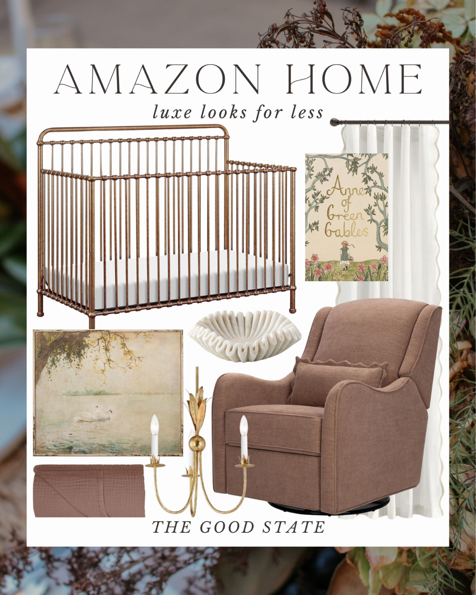 faux greenery, napa home and garden, living room decor, home decor, classic home decor, modern style, ruffle throw pillow, accent pillow, framed art, botanical art, cottage home, traditional home, book shelf, sconce, marble bowl, bedroom decor, entryway, black cabinet, faux flowers, brass and glass box, the good state, lauren england, nursery, crib, designer look, lighting, entryway, burlwood console, sconce, upholstered sofa, coastal home, vase, bedroom decor, entryway, Lauren England, the good state, baby boy, baby girl, Ralph Lauren, Amazon home, sale finds, baby girl nursery 

#LTKFindsUnder100 #LTKHome #LTKBaby