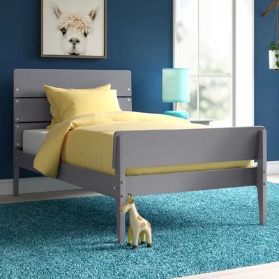 Donahoe Twin Platform Bed Mack & Miloâ¢ Color: Gray | Wayfair North America