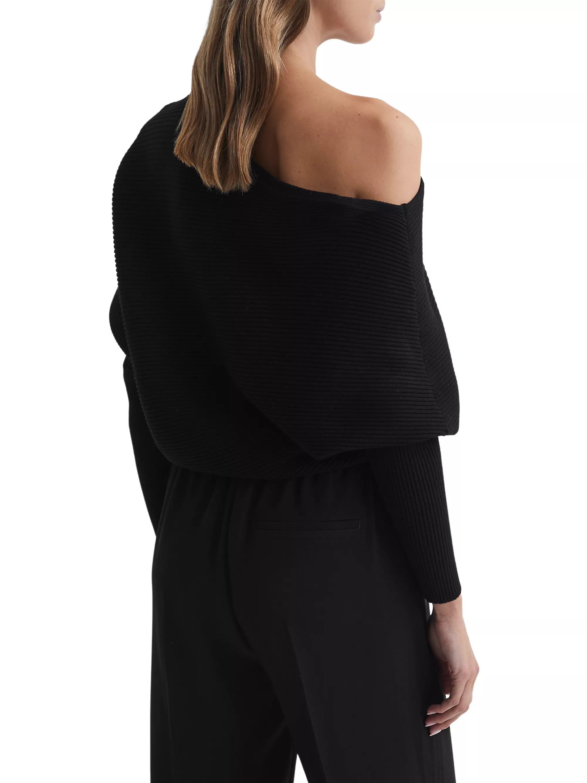 Lorna Ribbed One-Shoulder Sweater | Saks Fifth Avenue