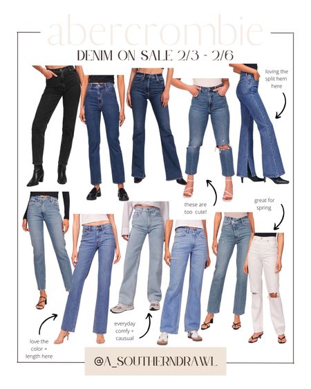 25% OFF Abercrombie denim + an extra 15% OFF with “DENIMAF” 

Abercrombie jeans - jeans - spring denim - denim - chic jeans - black jeans - white pants - split hem jeans - distressed jeans - flare jeans - high rise straight jeans

#LTKstyletip #LTKSeasonal #LTKsalealert