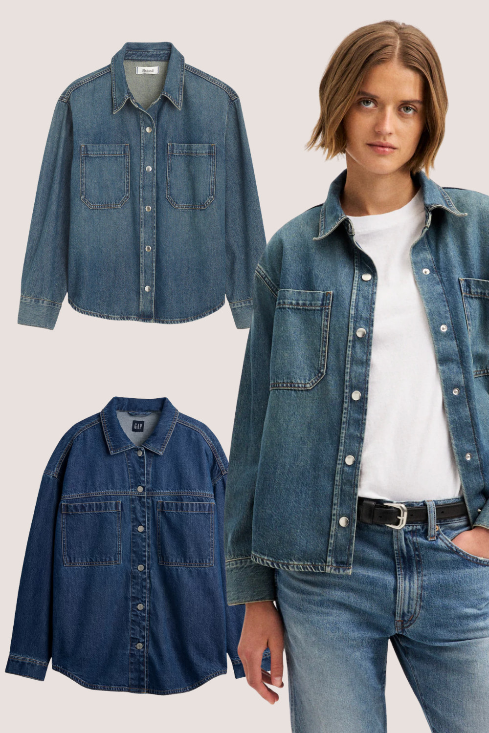 Denim Shirt Jackets  

 #LTKSaleAlert #LTKMidsize #LTKPlusSize