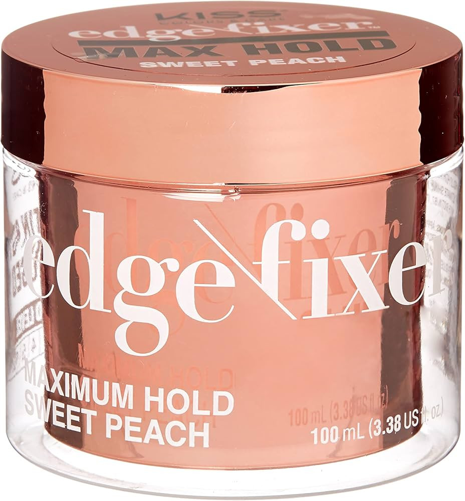 KISS COLORS & CARE Maximum Hold Edge Fixer, Non-Greasy Gel Formula Infused With Biotin B7, 24 Hou... | Amazon (US)